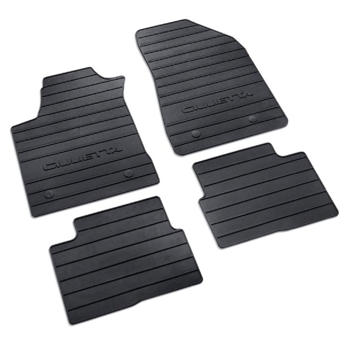 Covorase auto set 4 piese Alfa Romeo Giulietta, negru, bezzapachowe