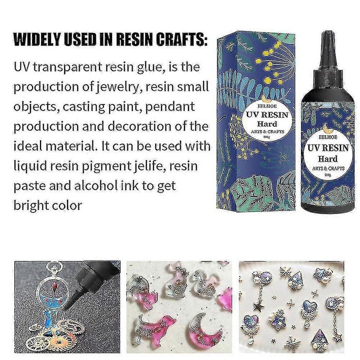 Adhesiv UV transparent Eelhoe pentru nail art, uscare rapida