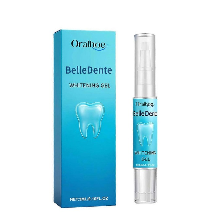 Oralhoe fogápoló gél, csökkenti a fogfoltokat, frissíti a leheletet, 50ml
