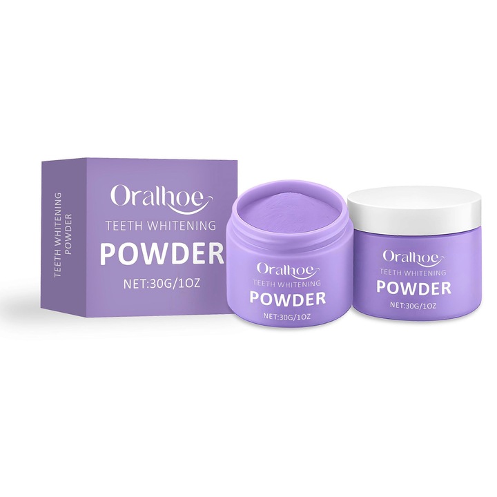 Fogtisztító por, Violet, Oralhoe, 30g