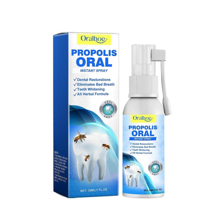 Propolisz szájspray, ORALHOE, íny egészsége, friss lehelet, 100ml