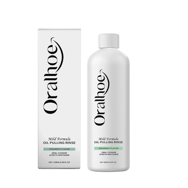 ORALHOE szájvíz mentával, gyengéd tisztítás, 500ml