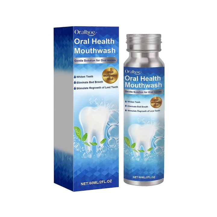 ORALHOE szájvíz, kamilla és menta, 500ml