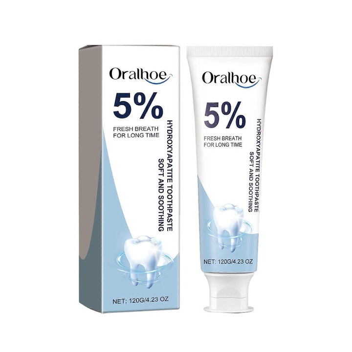 ORALHOE fogkrém, javító, folteltávolító, menta, 100ml