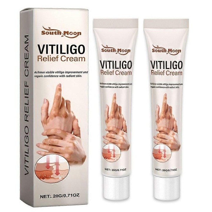 2 db Vitiligo kezelő krém szett, South Moon, Mély felszívódás