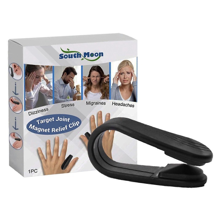 Clip de masaj pentru articulatii, South Moon, 5x3x1.8cm, silicon, 1 set