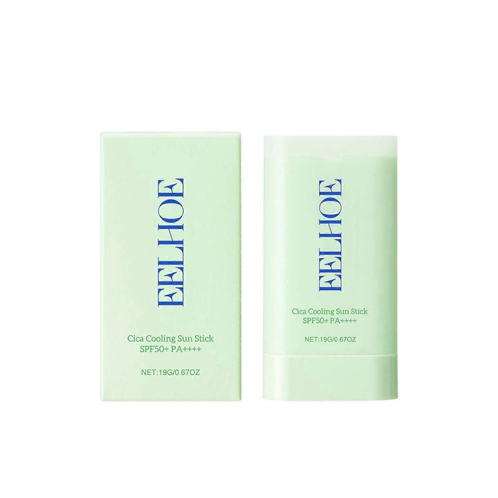 Eelhoe Refreshing Cica Sun Stick, crema solida protectoare, protectie UV, prevenire arsuri solare
