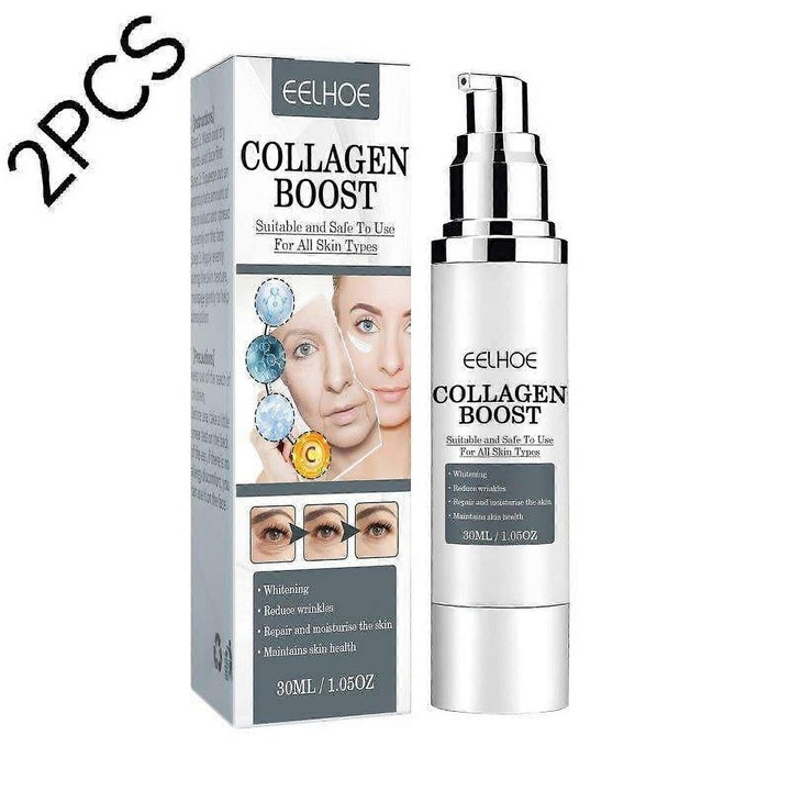EELHOE Collagen Boost öregedésgátló szérum, ránctalanító krém, 2 darabos szett