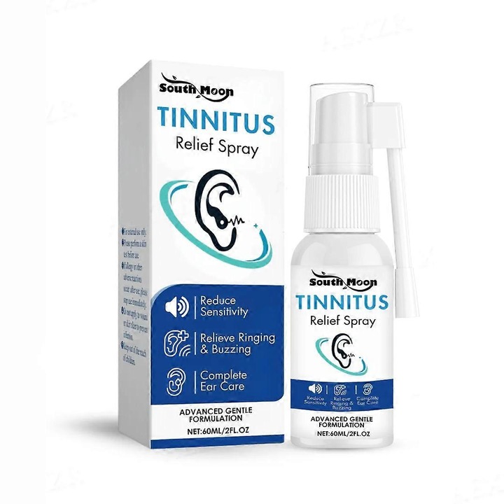 Fülápoló spray, South Moon, gyengéd formula, tisztítja a fülzsírt, 1 db