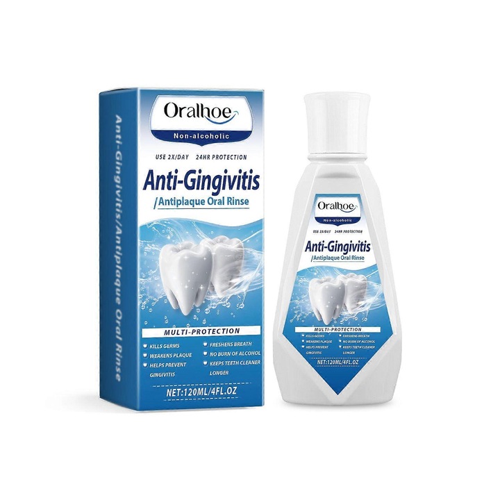 Szájvíz, Oralhoe Multi-Protectiv, Cornus Officinalis kivonattal és xilittel