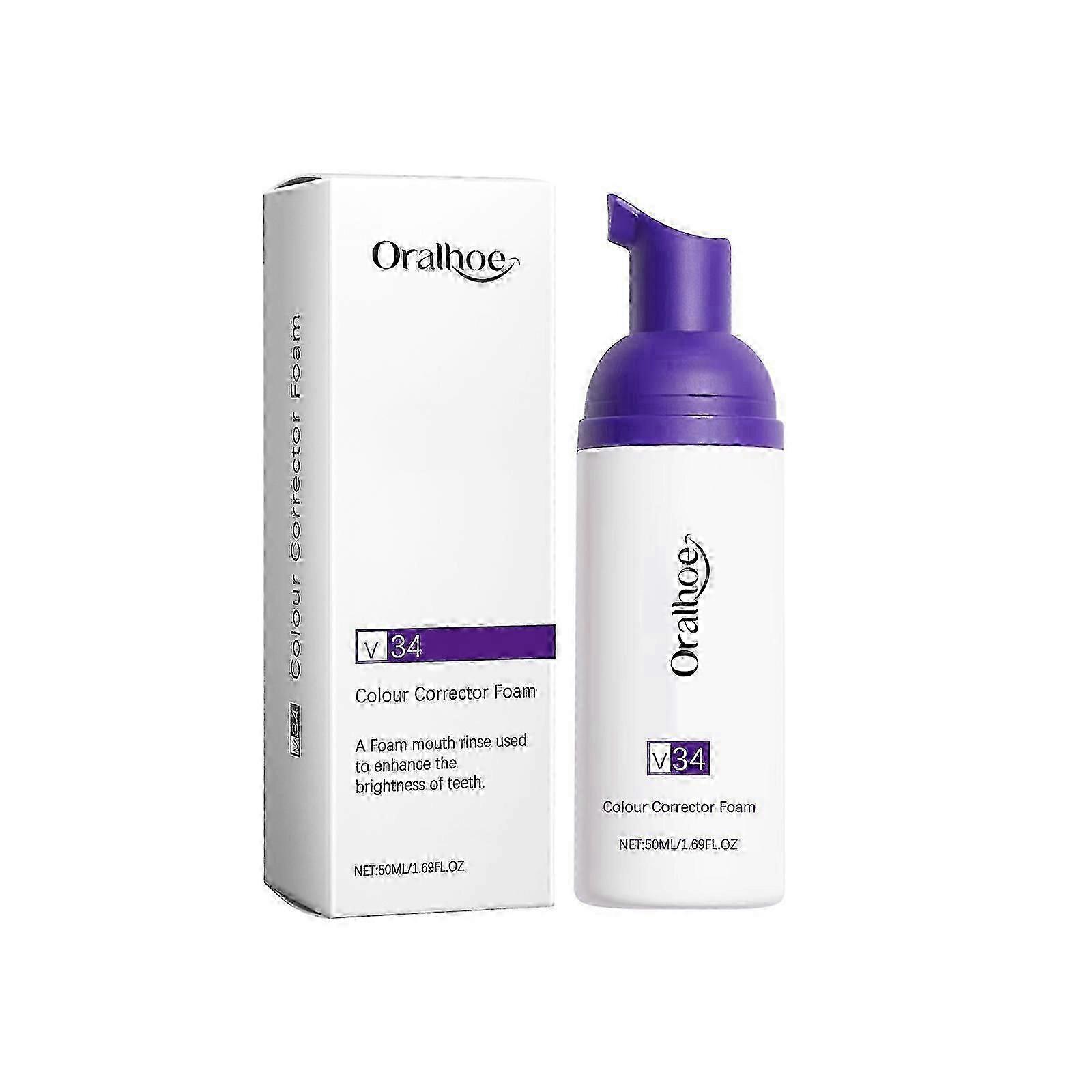 Mousse de curatare orala ORALHOE, violet, ingrijire dintilor, curatare ...