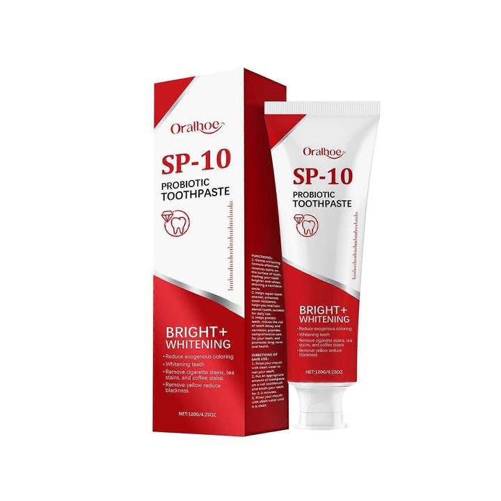 ORALHOE Probiotikus fogkrém, fogtisztítás, ínyápolás, 100ml