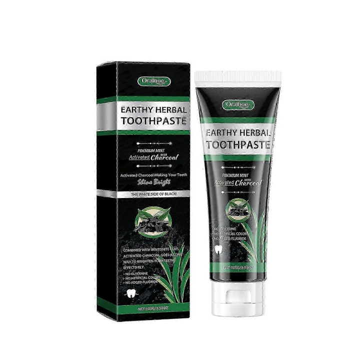 Pasta de dinti ORALHOE cu menta, curatare delicata, protectie pentru gingii sensibile, 100ml