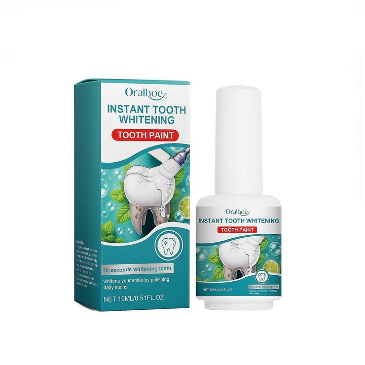 Fogfehérítő oldat, Oralhoe, azonnali fehérítés, hatékony tisztítás, 15ml