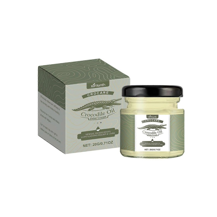 Crema pentru ingrijirea articulatiilor cu ulei de crocodil, Ximonth, non-iritant, cu extract de arnica