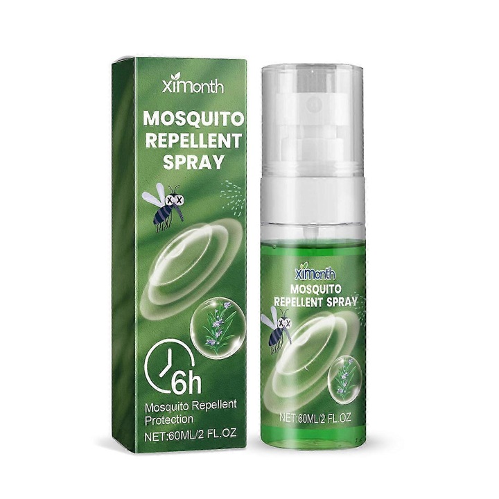 Spray repelent tantari Ximonth, 60ml, ingrediente naturale, protectie de lunga durata, aplicare usoara