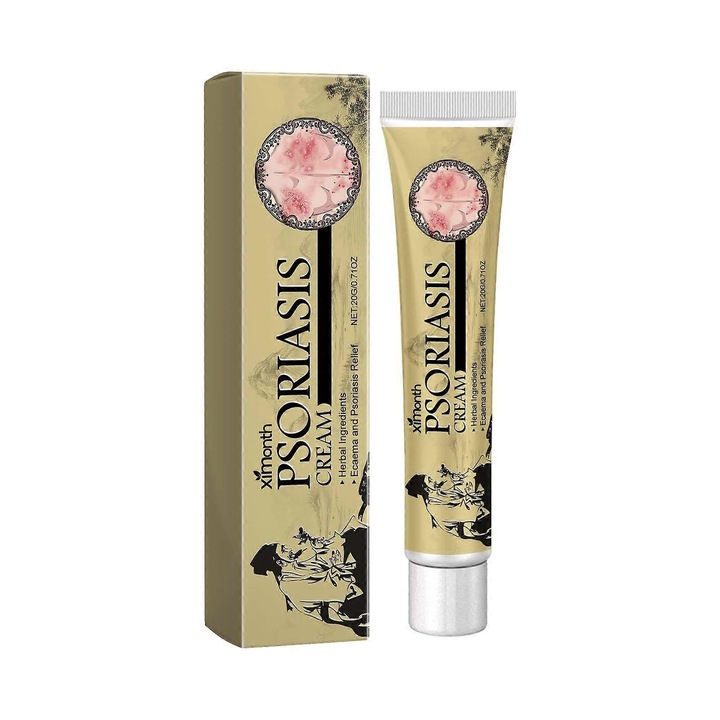 Ximonth Psoriasis krém, 20g, természetes kivonatok, irritációcsillapítás, bőrápolás