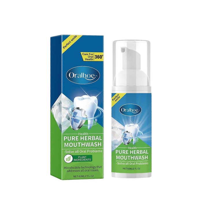 Herbal ORALHOE szájvíz, fogtisztítás, rossz lehelet megszüntetése, 200ml