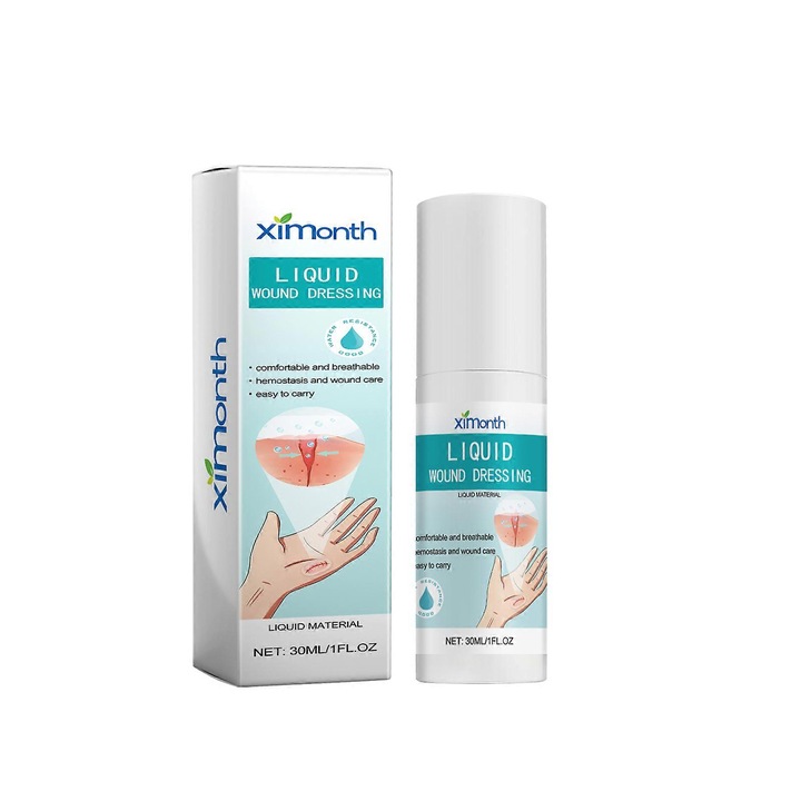 Ximonth folyékony kötszer spray, 30ml, átlátszó bőrvédő javító
