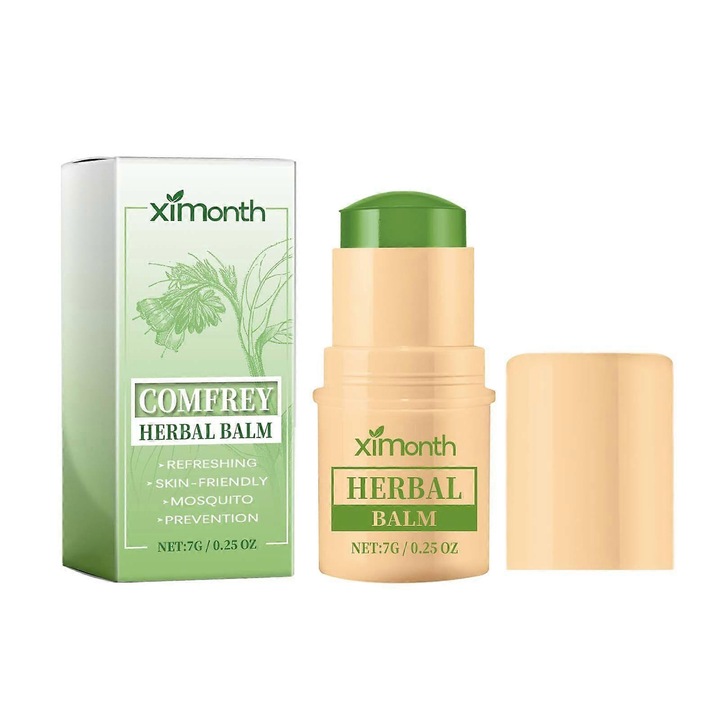 Unguent anti-mancarime Ximonth, cu extract de menta si squalan, previne intepaturile de tantari, hidrateaza si repara pielea, amelioreaza mancarimea si respinge tantarii