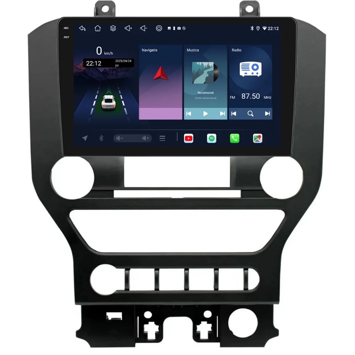 Navigatie PilotOn Ford Mustang 2015-2020 9 inch 6GB 128GB 8 CORE