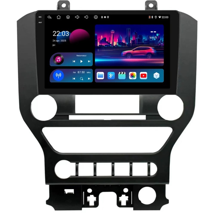 Navigatie PilotOn Ford Mustang 2015-2020 9 inch 4GB 64GB 8 CORE