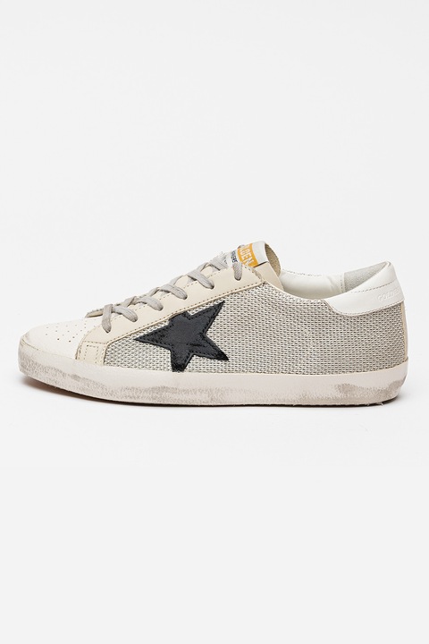 GOLDEN GOOSE, Super-Star Classic bőrsneaker, Hamuszürke