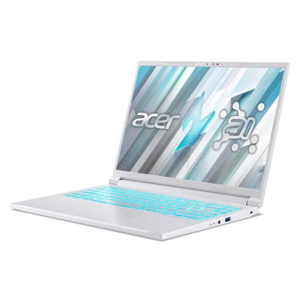 Laptop Acer Nitro V14 AI WQXGA 14.5 inch AMD Ryzen AI 7 350 16GB 1TB SSD RTX 5050 Free Dos White