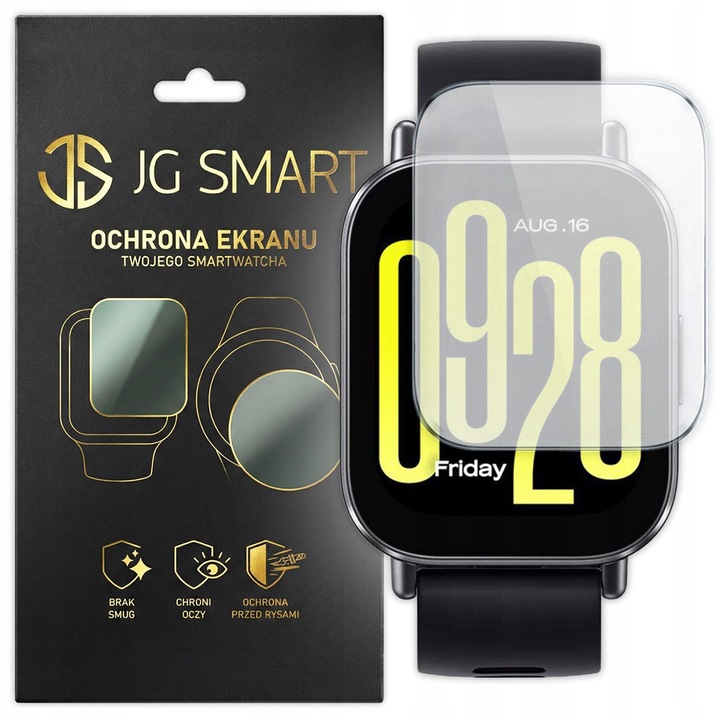 Sticlă de protecție JG Smart pentru Xiaomi Redmi Watch 5 Active, 9H, 0, 2mm