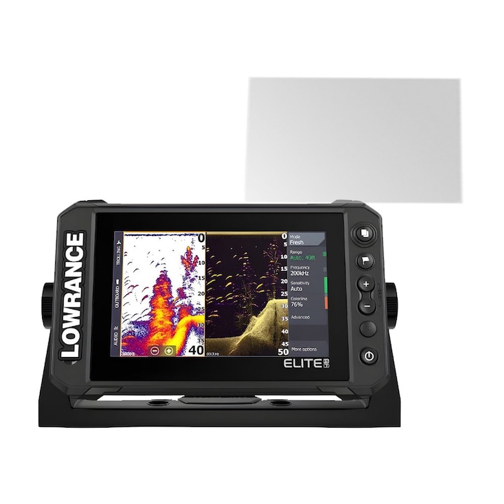 Защитно фолио за сонар Lowrance Elite FS 9, NaviArmor Ultra-Matte Pro, антирефлексно, Nano-Shield технология, защита от удари и драскотини, максимална видимост при силно слънце, олеофобен слой, предотвратява образуването на варовикови петна, матово