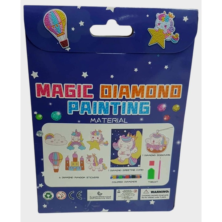 Set creatie cu diamante Unicorn