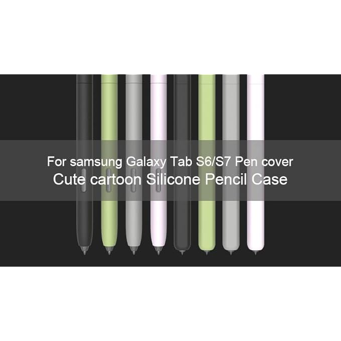 Husa de protectie din silicon pentru S Pen Samsung Galaxy Tab S7 FE/S7/S7 Plus/S8/S8 Plus/S8 Ultra, roz, ultra-subtire