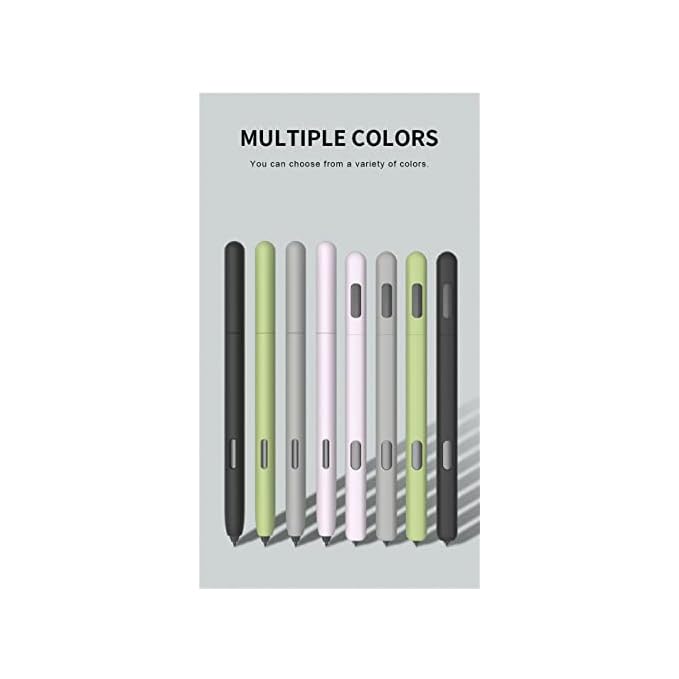 Husa de protectie din silicon pentru S Pen Samsung Galaxy Tab S7 FE/S7/S7 Plus/S8/S8 Plus/S8 Ultra, roz, ultra-subtire