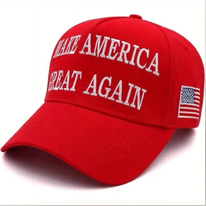 Sapcă de baseball, Inna, Make America Great Again, brodată, roșie, universală