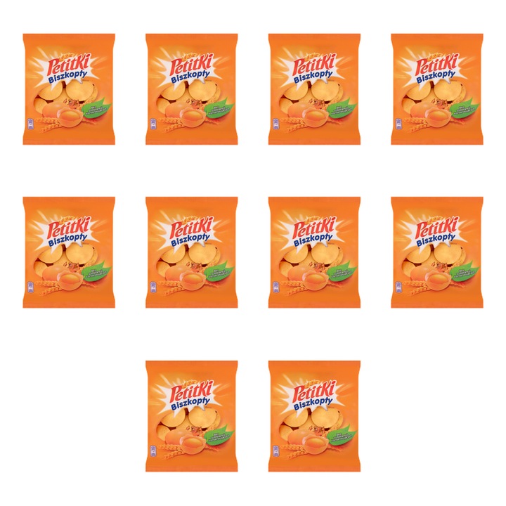 Biscuiți Petitki, Mondelez, 120g, fără gluten, set 10 bucăți
