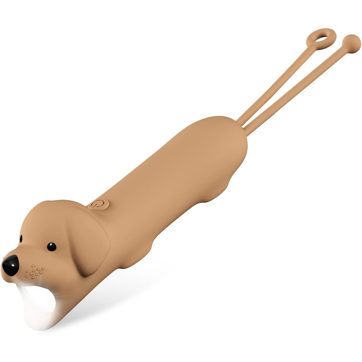 Gyermek lámpa, kutya forma, 3 világítási mód, USB töltés, 24 óra üzemidő, kompakt méretek