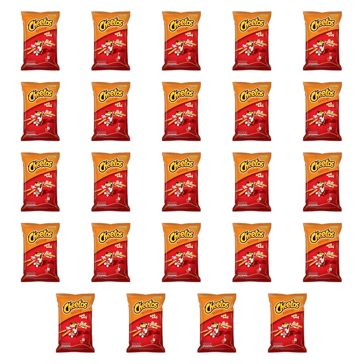 Chipsuri de porumb, Frito-Lay, Cheetos, ketchup, set 24 x 85g