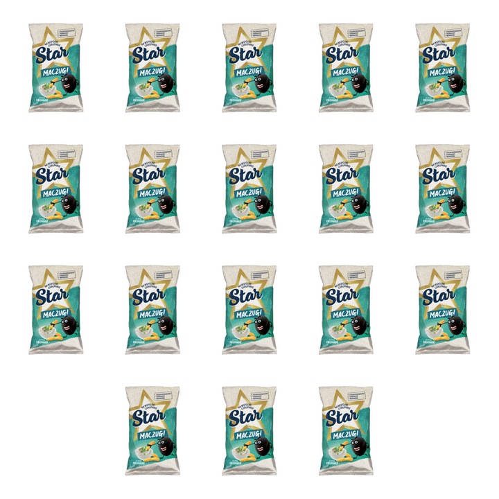 Chipsuri de porumb, Star, fromage, 80 g, set 18 buc