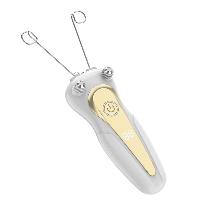 Elektromos arc epilátor LED-del, USB töltés, nőknek, könnyű használat, 40-60 perc üzemidő