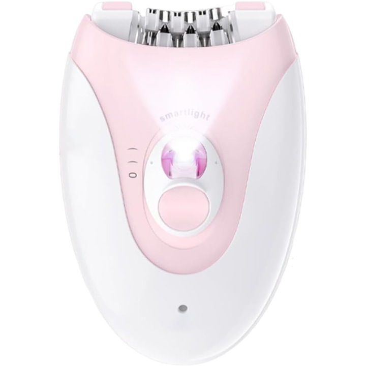 Epilator facial compact, 2 viteze, cu iluminare integrata, fara fir, pentru femei