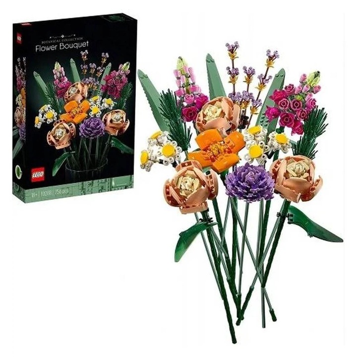 Set constructie LEGO Icons Chrysanthema 10368, 756 piese