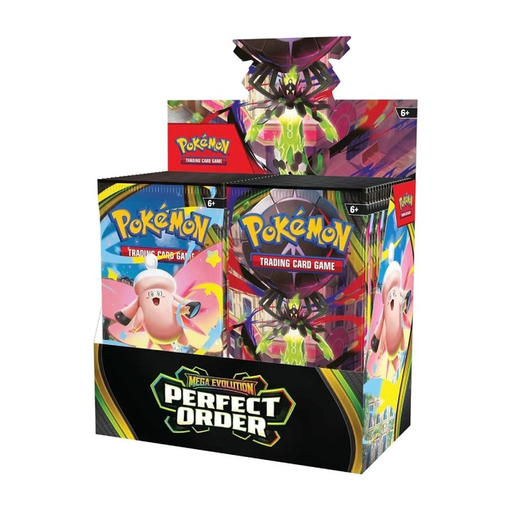 Настолна игра, The Pokemon Company International, Pokemon TCG: Mega Evolution, комплект от 36 бустер пакета, многобройни цветове