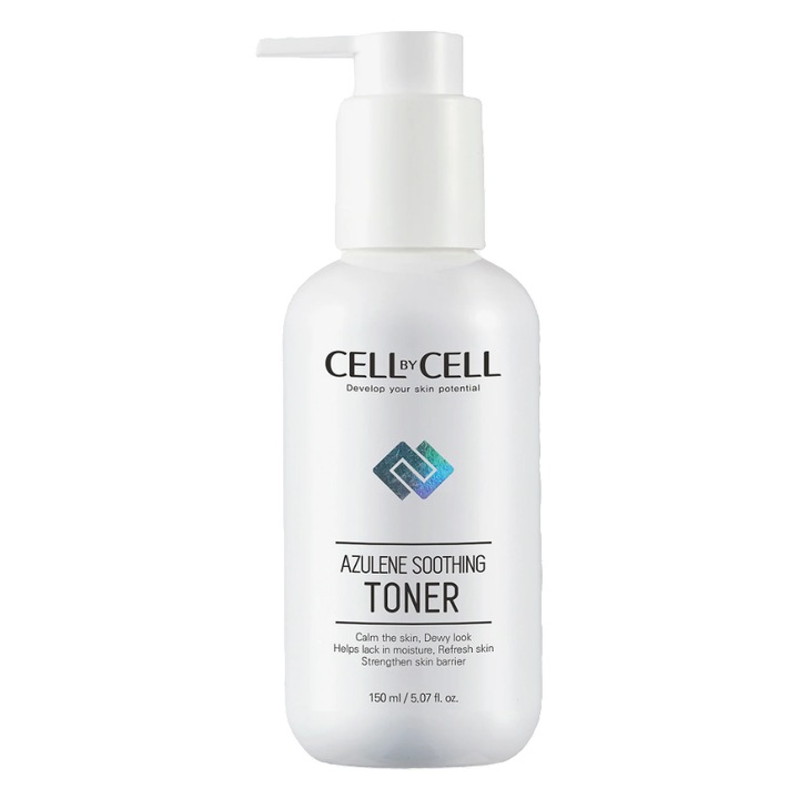 Lotiune tonica, CELL BY CELL, Azulene, pentru ten sensibil, 150 ml