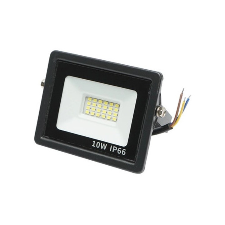 Proiector LED 10W, 220V, 6500K, 101x81x26mm IP66