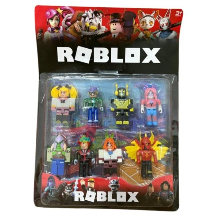 Комплект фигурки Roblox, многоцветни, 8 см, 8 броя