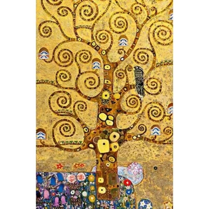 Fotótapéta, absztrakt Életfa Gustav Klimt, Wizard and Genius, 115 x 175 cm, többszínű