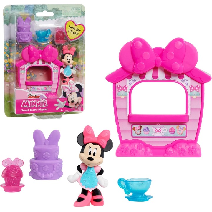 Set Minnie Mouse „Gustari delicioase” – figurina + accesorii