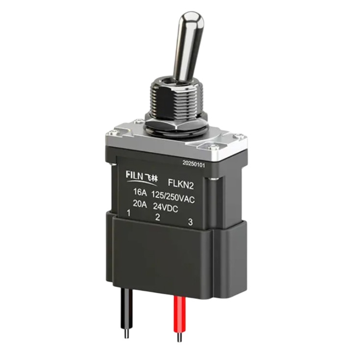 Intrerupator toggle SPST FILN, 12mm, ON-OFF, 16A, IP67