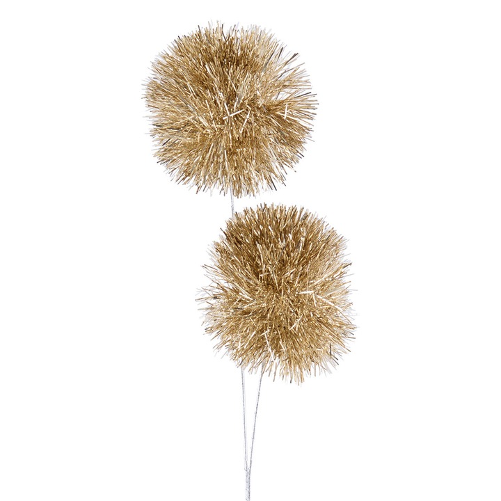 Decoratiune THISTLE H.64 D.13 auriu