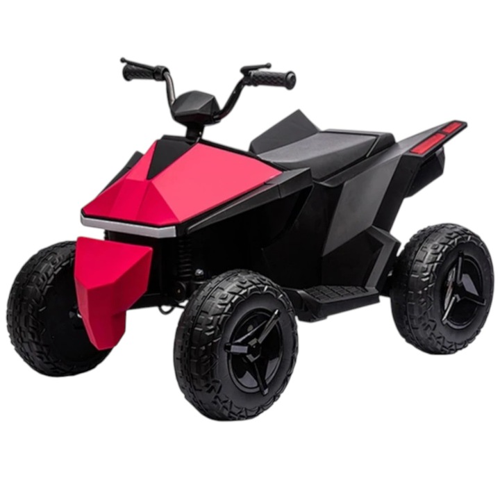 ATV electric pentru copii DLS-X8, CWT, roșu, 105x64x68cm, cu lumini LED și muzică